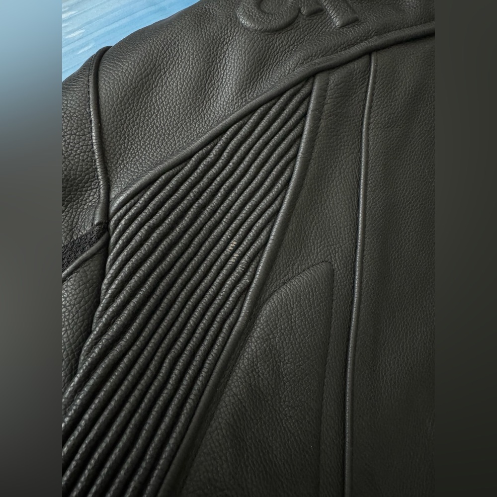 ALPINESTARS TECHNO APRILIA 
Mens Leather Motorbike Jacket Size L - Picture 9 of 10